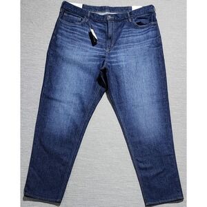 Banana Republic Athletic Tapered Fit Jeans Men's 40x32 Dark Wash